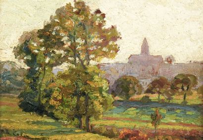 Ecole française du dèbut du XXème siècle
Paysage
Huile...