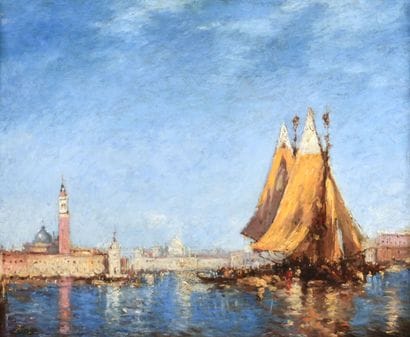 Ecole du XIXème siècle
Venise
Huile sur panneau
49...
