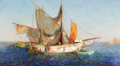 Jacques VAN DEN BUSSCHE
(1925-2001)
Tartanes...
