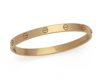 CARTIER, vers 2000
BRACELET LOVE en or jaune...