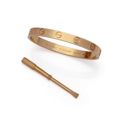 CARTIER 
BRACELET LOVE en or rose 18K (750/1000)...