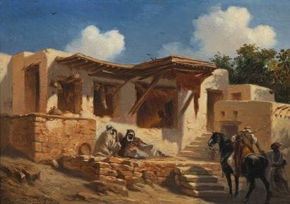 Eugène FLANDIN (1809-1876)
L'arrivée des...