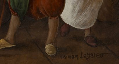 Roman LAZAREV (1938)
L'arrivée du Sultan
Huile...