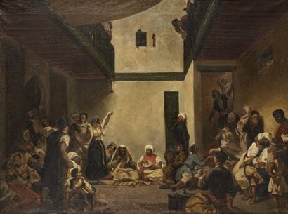 Auguste BACHELIN (1830-1890)
Le mariage marocain...