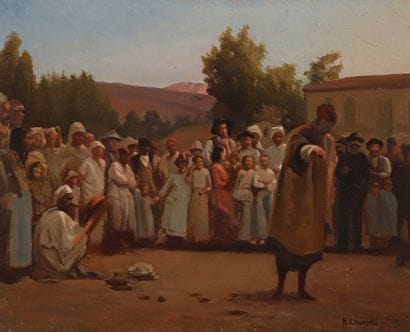 R. LAURENS (19th/20th)
The Storyteller
Oil...