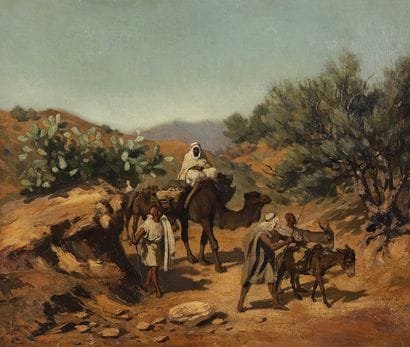 Stéphan BAKALOWICZ (1857-1947)
Caravan in...