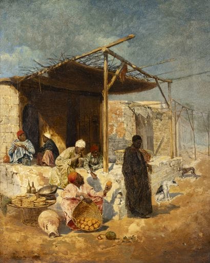 Eugène PAVY (1840-1905)
Le marchand d'orange
Huile...