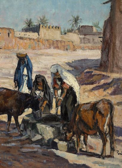 Henri Jean PONTOY (1888–1968)
Women at the...