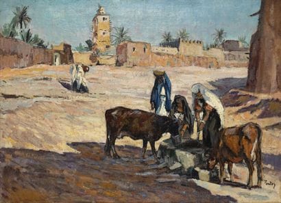 Henri Jean PONTOY (1888–1968)
Women at the...