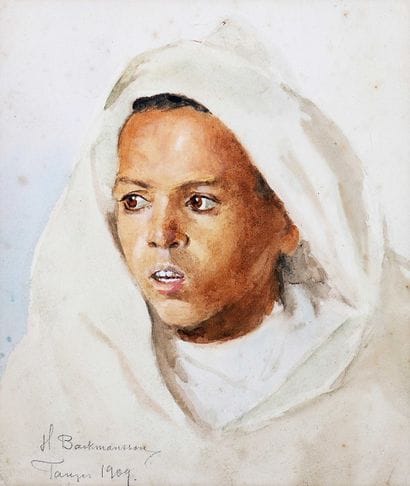 Hugo BACKMANSSON (1860-1953)
Le jeune garçon...