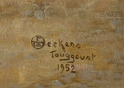 Émile DECKERS (1885–1968)
Touggourt
Oil on...