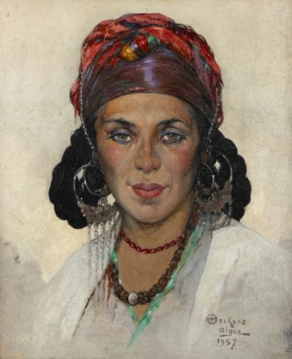 Émile DECKERS (1885–1968)
Portrait of a Woman
Oil...