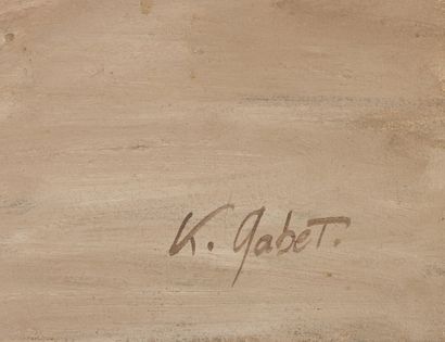 Katie GABET (1961)
Taroudan
Huile sur toile
Signée...