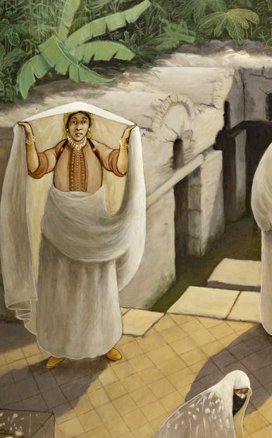 Roman LAZAREV (1938)
Le vœux
Huile sur toile
Signée...