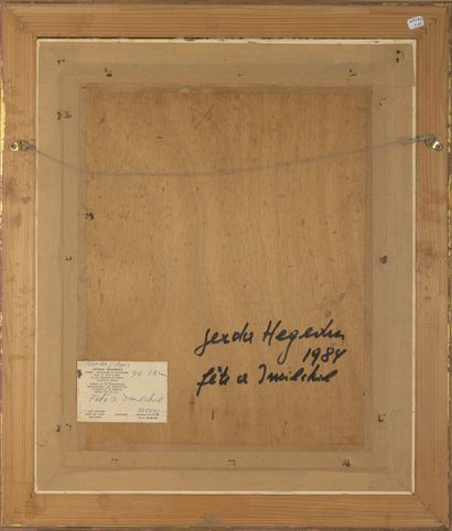 Gerda HEGEDUS (1926)
Femme berbère 
Huile...