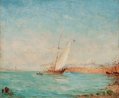 Félix ZIEM (1821-1911)
Vue du Bosphore
Huile...