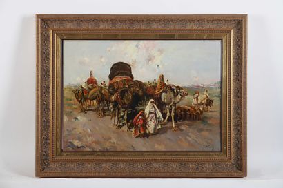 José NAVARRO LLORENS (1804-1884)
La Caravanne
Huile...