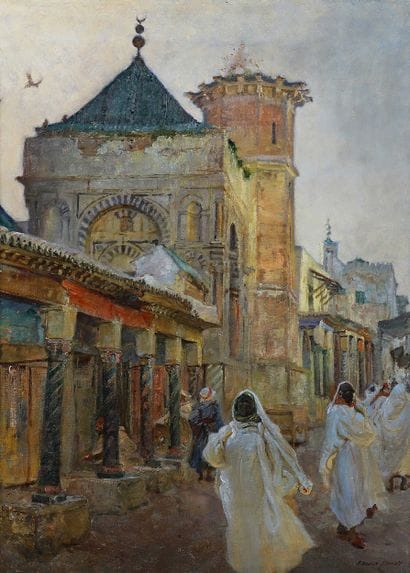 Edgar BUNDY (1862–1922)
Street Scene at the...