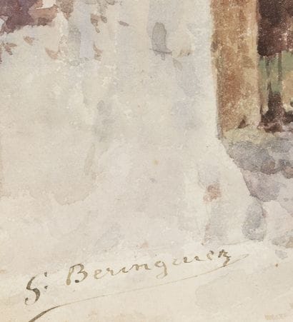 Gabriel BERINGUIER (1842-1913)
Le repos sous...