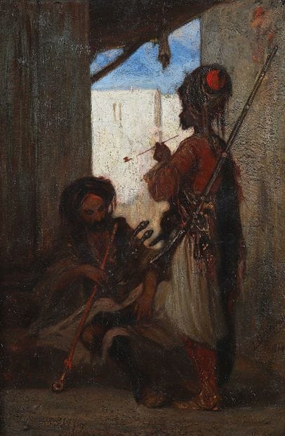 Louis DEVEDEUX (1820-1874)
Les Bachibouzouks...