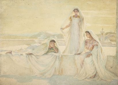 Albert AUBLET (1851-1938)
Les femmes sur...