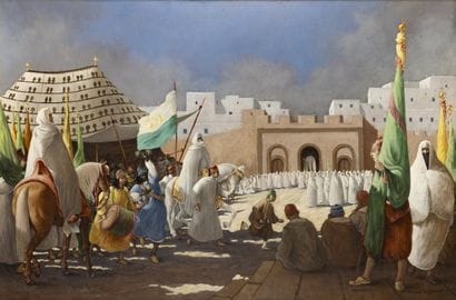 Roman LAZAREV (1938)
L'arrivée du Sultan
Huile...