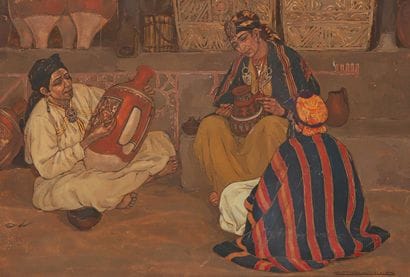 Yvonne KLEISS-HERZIG (1895-1968)
Femmes Kabyles...