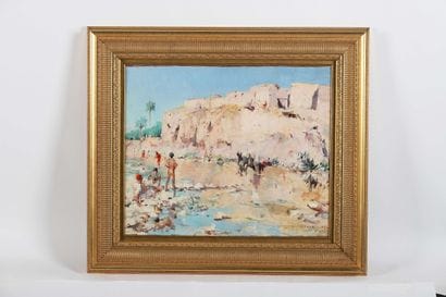 Constant Georges GASTÉ (1869-1910) 
Oued...