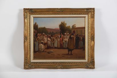 R. LAURENS (19th/20th)
The Storyteller
Oil...