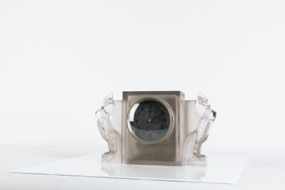 René LALIQUE (1860-1945) 

Pendule «Deux...