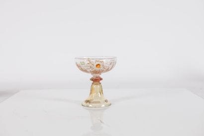Emile Gallé (1946-1904) 

Vase de forme calice...