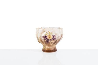 Emile Gallé (1846-1904) 

Vase de forme ouverte...