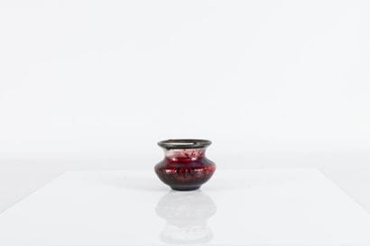Emile Gallé (1846-1904) 

Vase de forme bombée...