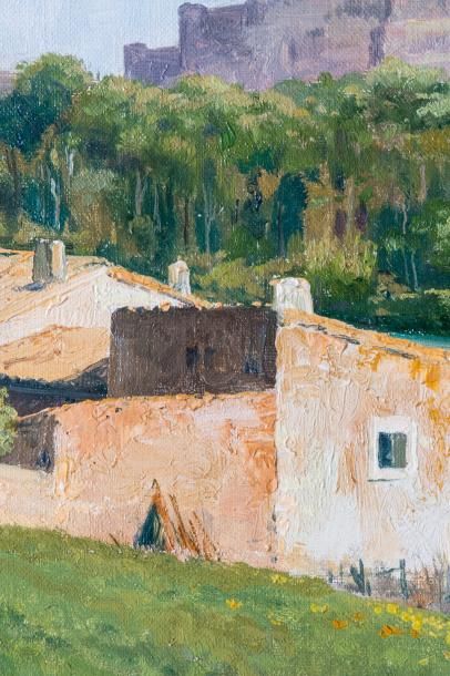 Lina BILL (1855-1936) 

Carcassonne.?Huile...