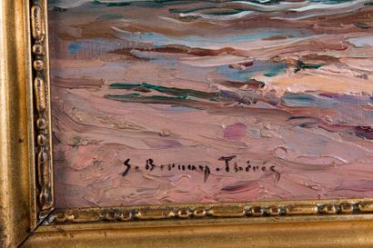 Sauveur BERNAY-THERIC (1874-1963) 

La plage...