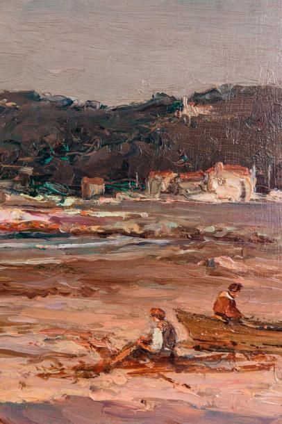Sauveur BERNAY-THERIC (1874-1963) 

La plage...