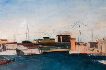 Edmond CERIA (1884-1955) 

Le pont transbordeur...