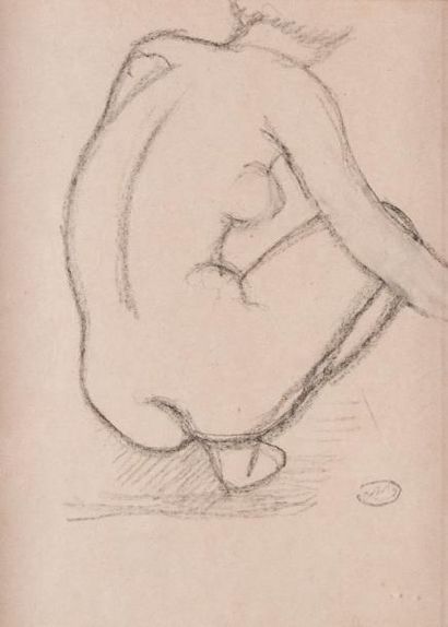 Aristide MAILLOL (1861-1944) 

Nu.?Dessin.?Cachet...