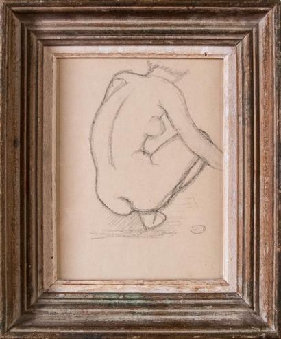 Aristide MAILLOL (1861-1944) 

Nu.?Dessin.?Cachet...