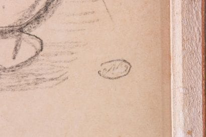 Aristide MAILLOL (1861-1944) 

Nu.?Dessin.?Cachet...
