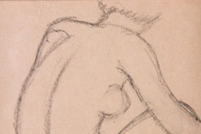 Aristide MAILLOL (1861-1944) 

Nu.?Dessin.?Cachet...