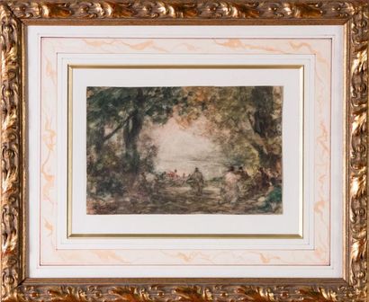 Gabriel GRIFFON (1866-1938)?2 aquarelles...