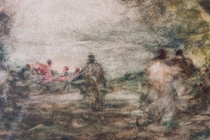 Gabriel GRIFFON (1866-1938)?2 aquarelles...