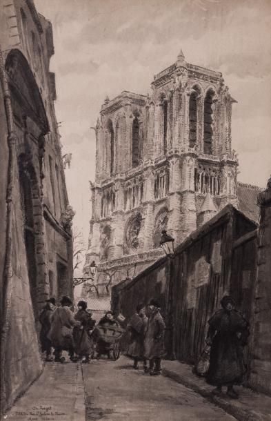 Charles Jean FORGET (1886-1960) 

Notre-Dame...