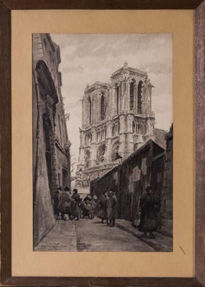 Charles Jean FORGET (1886-1960) 

Notre-Dame...