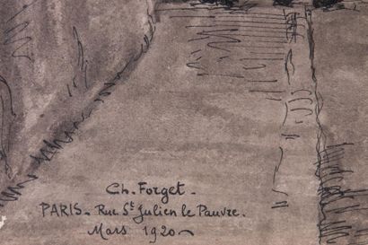 Charles Jean FORGET (1886-1960) 

Notre-Dame...