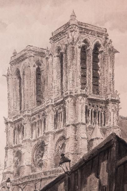 Charles Jean FORGET (1886-1960) 

Notre-Dame...