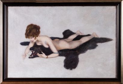 Alice Mary HOBSON (1860-1954) 

Nu allongé...