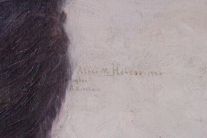 Alice Mary HOBSON (1860-1954) 

Nu allongé...