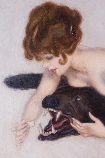 Alice Mary HOBSON (1860-1954) 

Nu allongé...